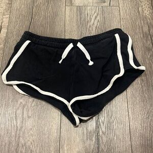 Super cute black lounge shorts for girls!